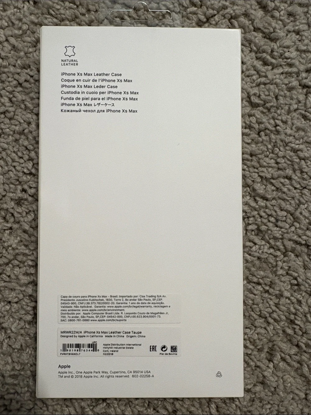 Apple genuine leather